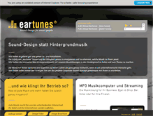 Tablet Screenshot of eartunes.at