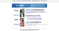 Desktop Screenshot of eartunes.com